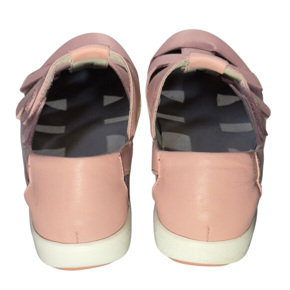 Alegria Traq Womens Pink Leather Strappy Comfort Sandals Size 38 With Slip-Resis - Picture 4 of 11